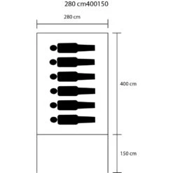 De WitPamir Super Groepstent Hunting Green 9 De WitPamir Super Groepstent Hunting Green -Buiten Kamperen Winkel 125568 000 05