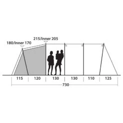 Outwell Yosemite Lake 5TC Tunneltent -Buiten Kamperen Winkel 125584 000 17