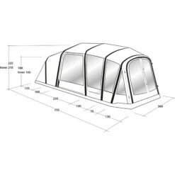 Outwell Yosemite Lake 6TC Tunneltent -Buiten Kamperen Winkel 125585 000 19 1