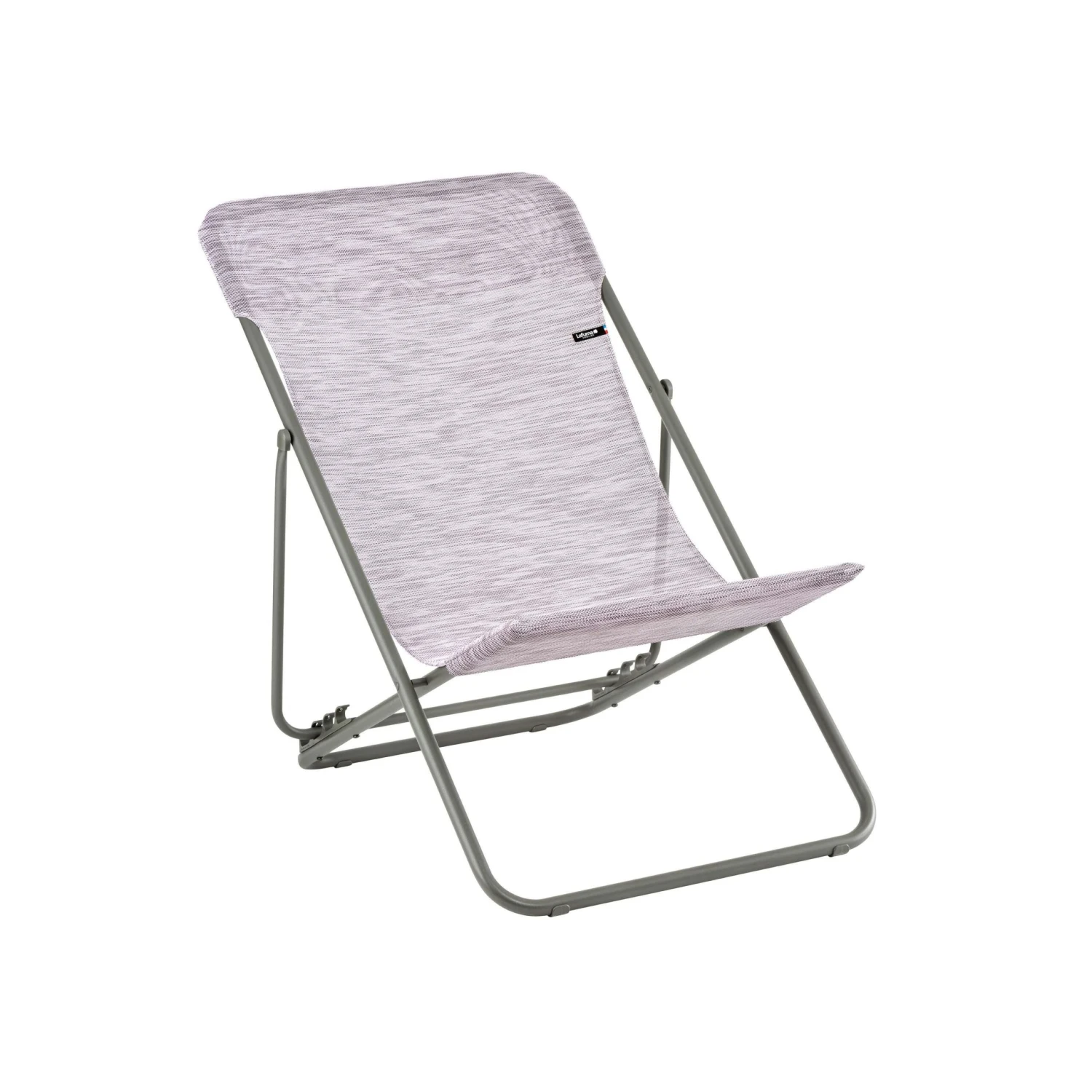 Lafuma Maxi Transat Relaxstoel Flora Tube Titane 1 Lafuma Maxi Transat Relaxstoel Flora Tube Titane