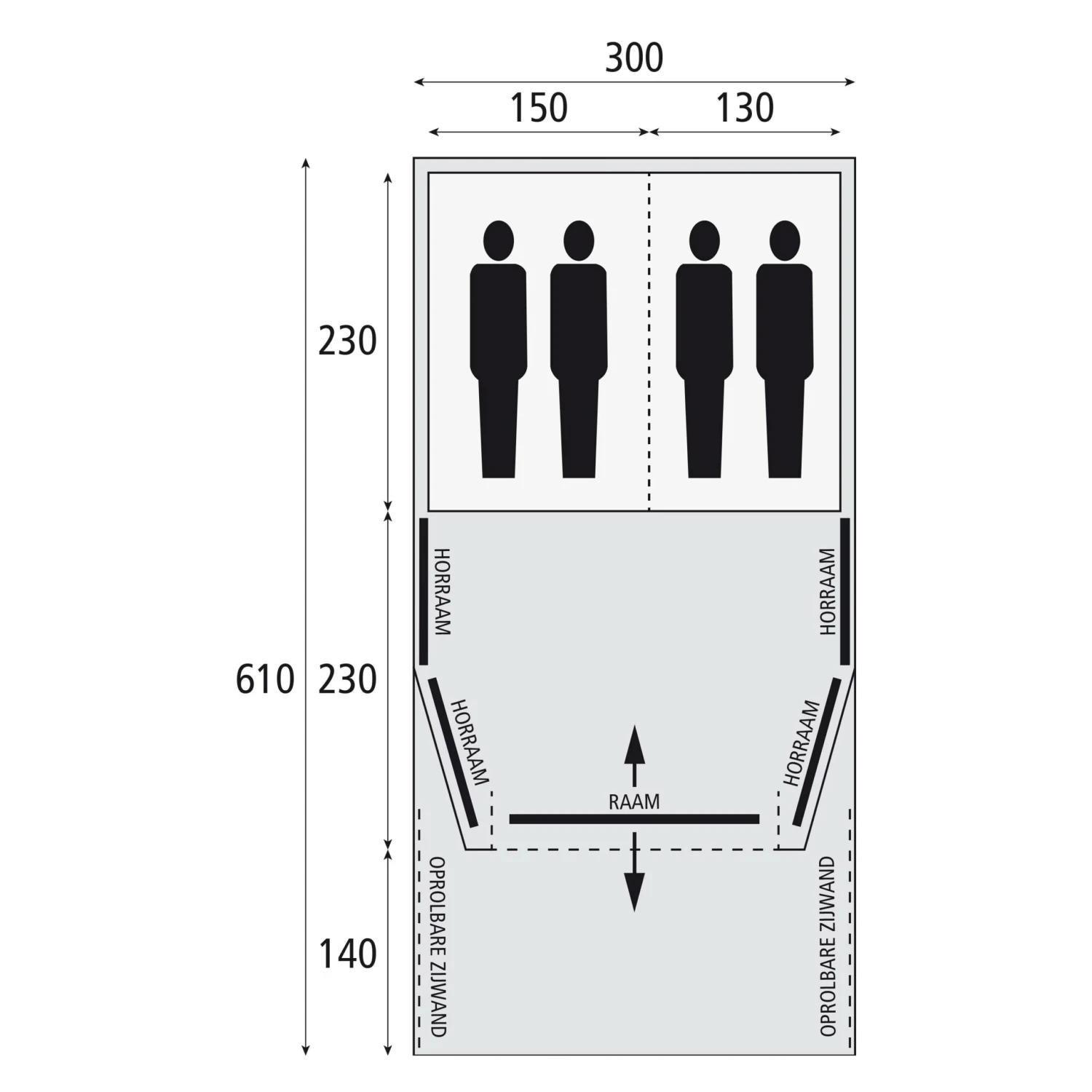 Bardani AirWave 300 Deluxe TC Opblaasbare Tent 2023 6 Bardani AirWave 300 Deluxe TC Opblaasbare Tent 2023 - Afbeelding 6