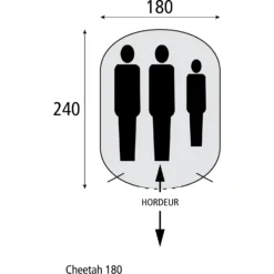 Safarica Cheetah 180 Pop Up Tent -Buiten Kamperen Winkel 139680 900 05 scaled