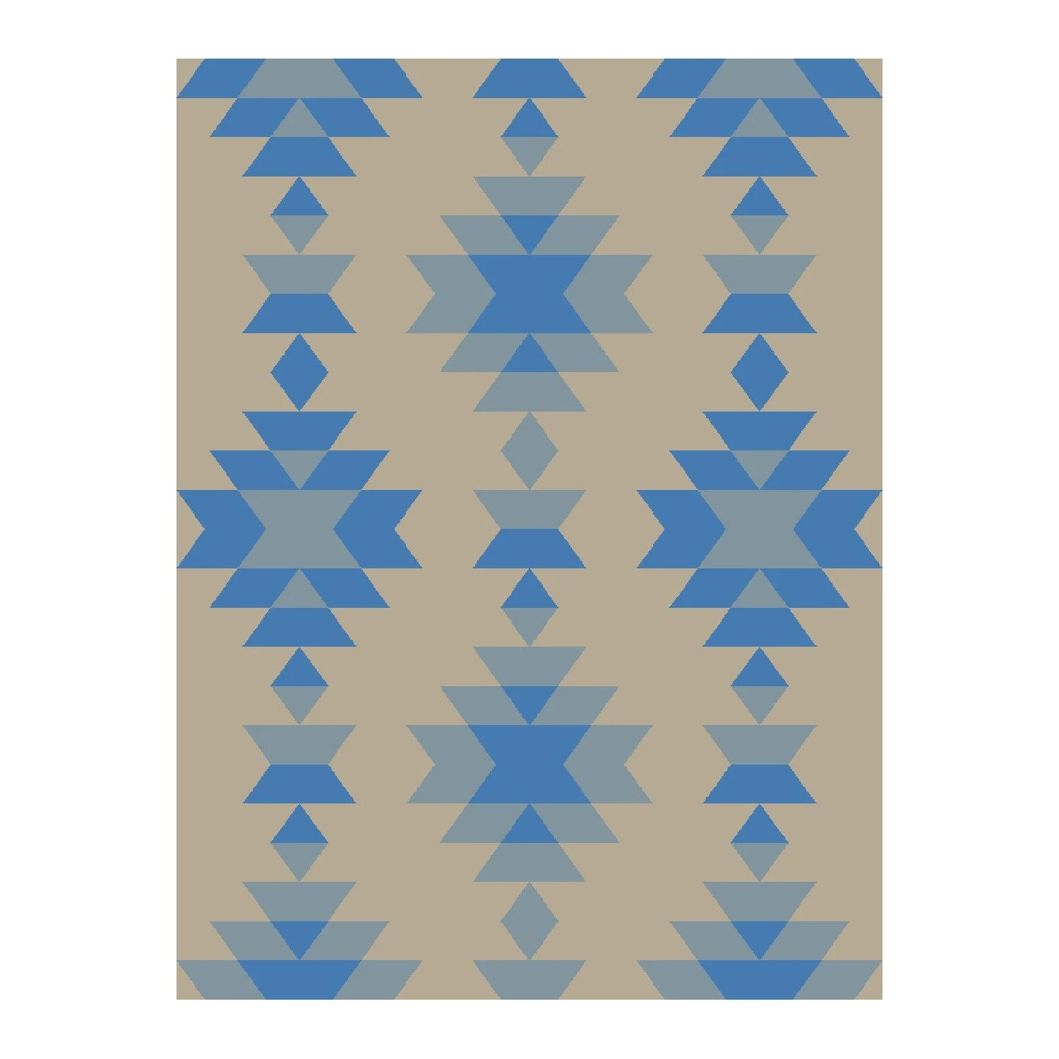 Safarica Safarimat Tenttapijt 270 X 500 Hippie Blue 4 Safarica Safarimat Tenttapijt 270 X 500 Hippie Blue - Afbeelding 4