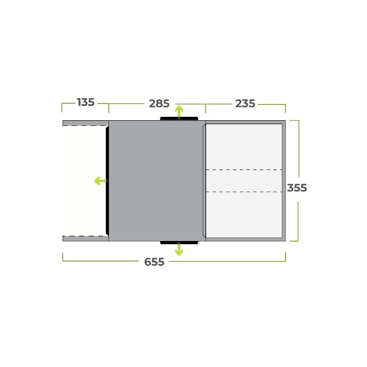 Zempire Evo TL Air Opblaasbare Tent 2022 7 Zempire Evo TL Air Opblaasbare Tent 2022 - Afbeelding 7