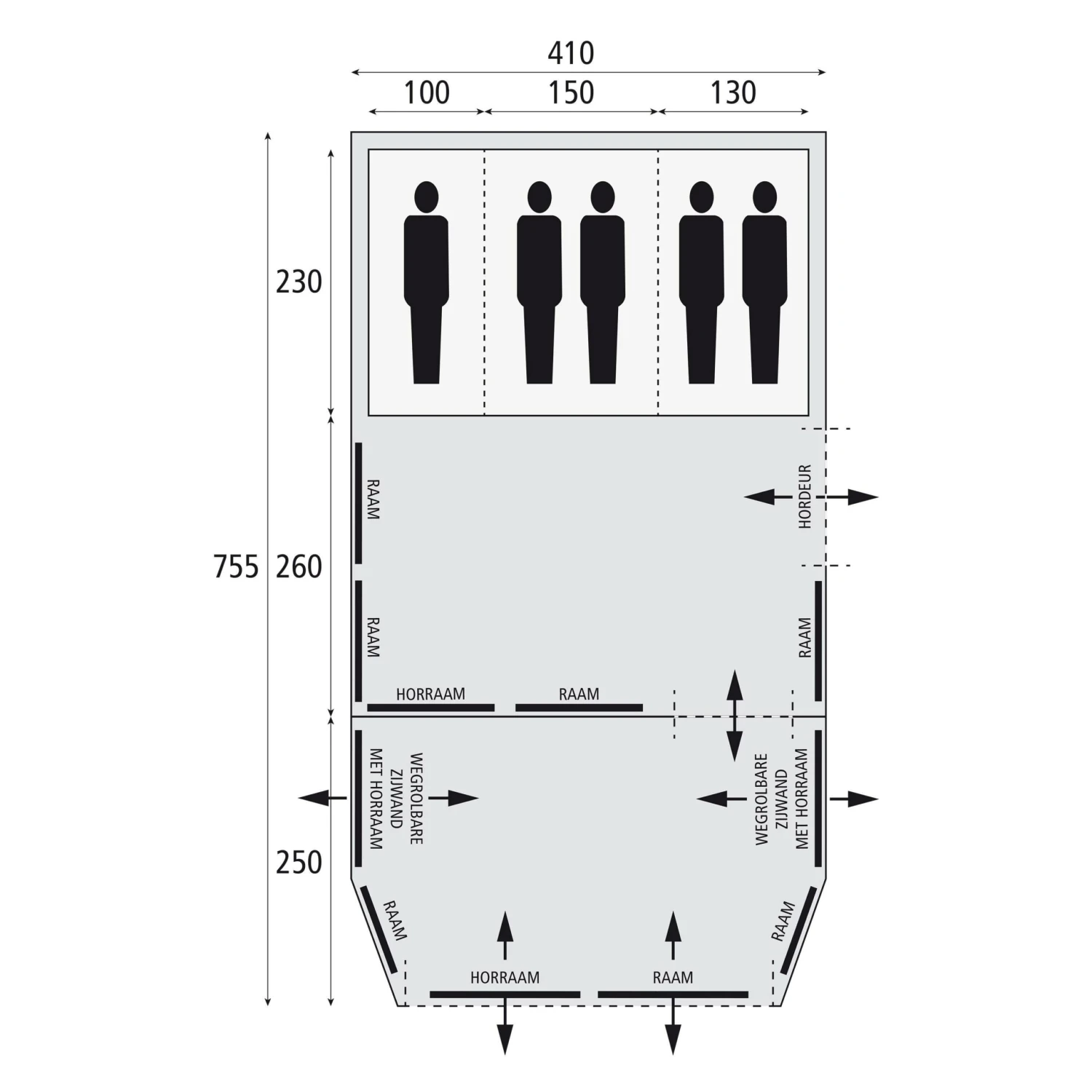 Bardani Royal Prestige 410 Air RSC Opblaasbare Tent 2023 9 Bardani Royal Prestige 410 Air RSC Opblaasbare Tent 2023 - Afbeelding 9