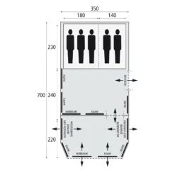 Bardani Royal Prestige 350 Air RSC Opblaasbare Tent 2023 -Buiten Kamperen Winkel 139911 000 09 scaled