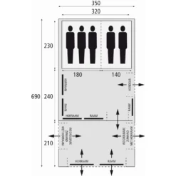 Bardani Airspace 350 TC Opblaasbare Tent 2023 15 Bardani Airspace 350 TC Opblaasbare Tent 2023 -Buiten Kamperen Winkel 139914 000 08 scaled