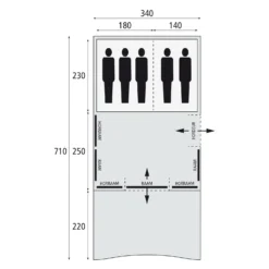 Bardani Spitfire 340 XL Deluxe RSTC Tunneltent 2023 -Buiten Kamperen Winkel 139917 000 10 1 scaled