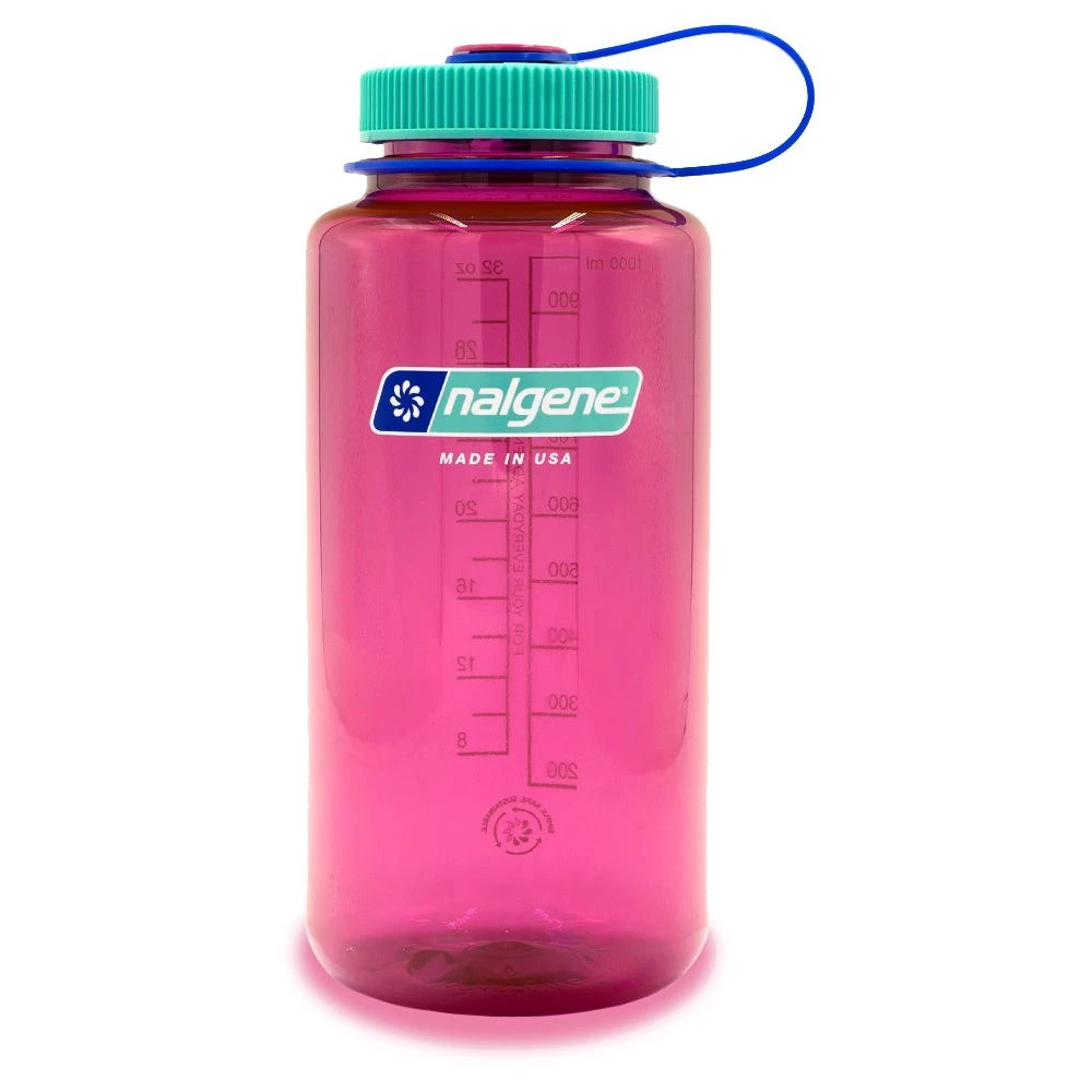 Nalgene Wide Mouth Sustain Drinkfles 1 Liter Electric Magenta 1 Nalgene Wide Mouth Sustain Drinkfles 1 Liter Electric Magenta