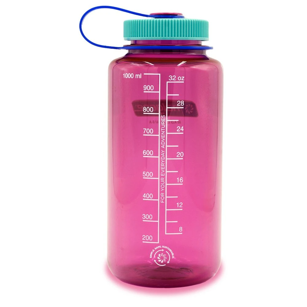 Nalgene Wide Mouth Sustain Drinkfles 1 Liter Electric Magenta 2 Nalgene Wide Mouth Sustain Drinkfles 1 Liter Electric Magenta - Afbeelding 2