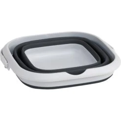 Outwell Collaps Opvouwbare Emmer Vierkant Met Deksel 9 Liter Navy Night -Buiten Kamperen Winkel 144340 200 03