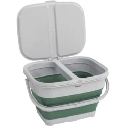 Outwell Collaps Opvouwbare Prullenbak 30 Liter Shadow Green -Buiten Kamperen Winkel 144341 300 03